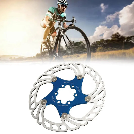 Stainless Steel Bike Disc Brake Rotor 180mm Blue