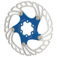 Stainless Steel Bike Disc Brake Rotor 180mm Blue