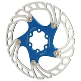 Stainless Steel Bike Disc Brake Rotor 160mm Blue