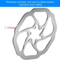 Stainless Steel Bike Disc Brake Rotor 180mm Blue