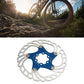 Stainless Steel Bike Disc Brake Rotor 160mm Blue