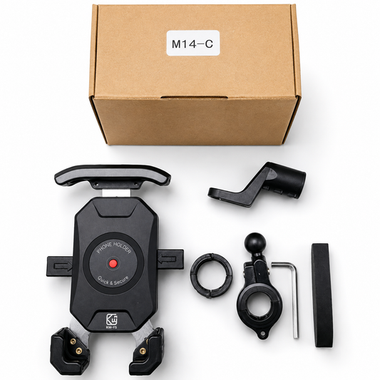 Wireless Phone Holder | Motorcycle Phone Mount Charger UK