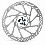Stainless Steel Bike Disc Brake Rotor 160mm Blue