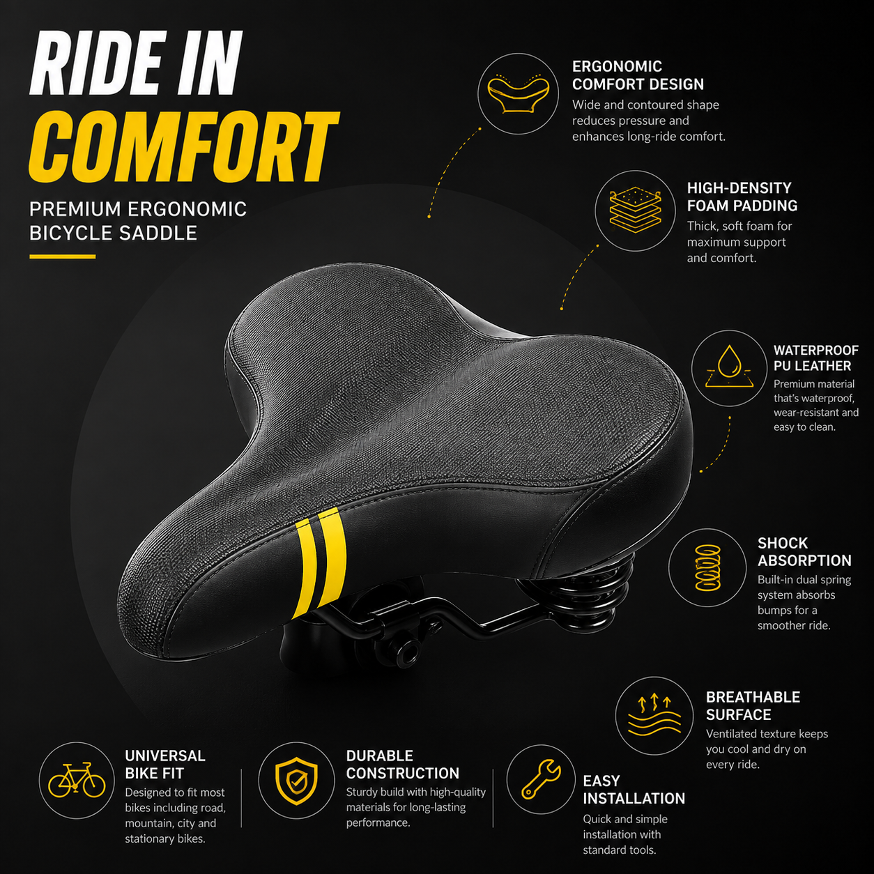 Saddle – Ultimate Comfort & Performance
