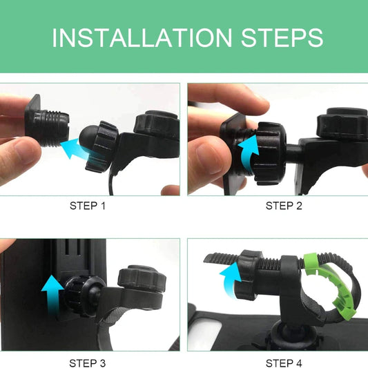 Waterproof Bike Phone Holder Bag with 360° Rotation