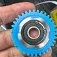 Blue Electric Bicycle Gear | E-Bike Drivetrain Access