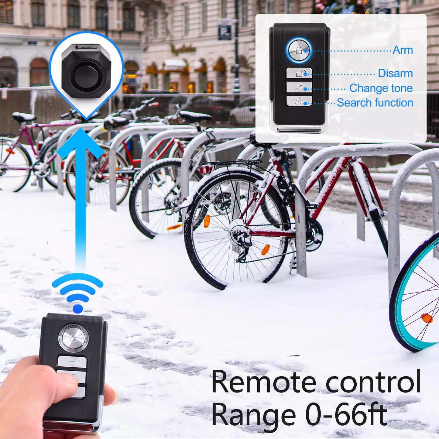 Anti Theft Bicycle Alarm – Waterproof, Remote & Secure