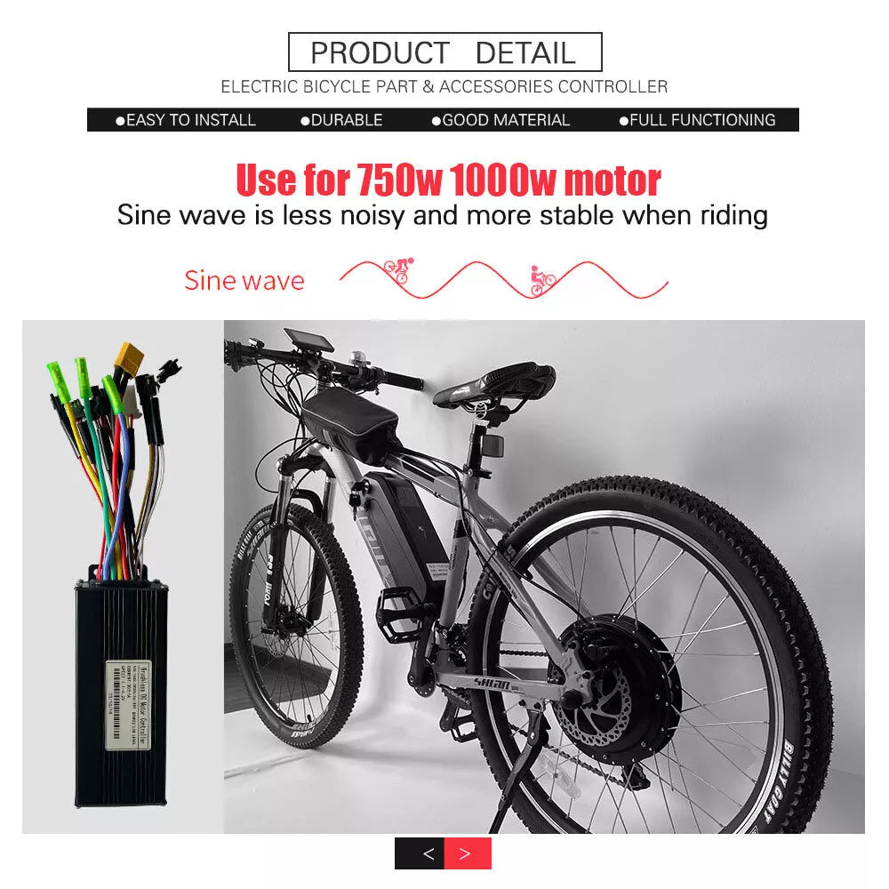 Motor Speed Controller for 250 WElectric Bike Motors
