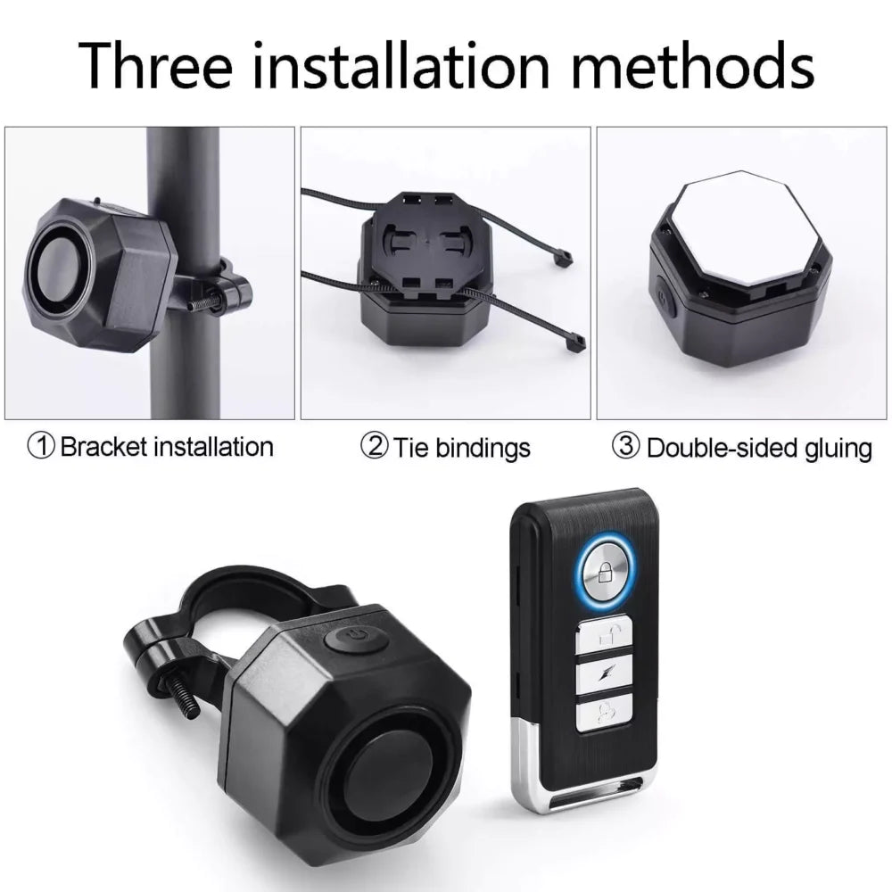 Anti Theft Bicycle Alarm – Waterproof, Remote & Secure